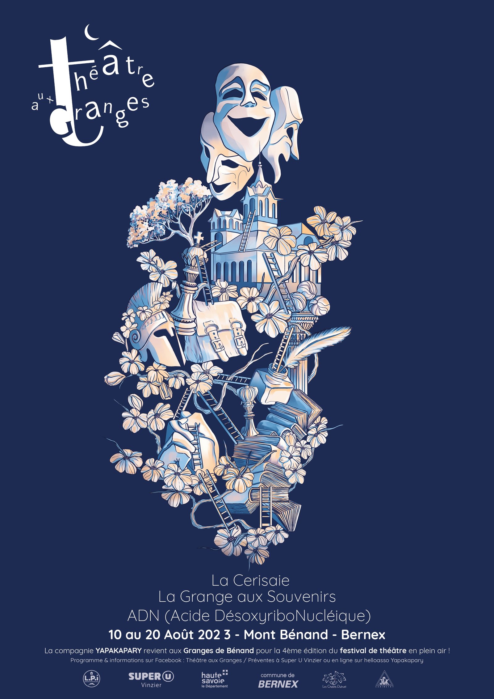 Affiche Festival Théâtre aux Granges 2023